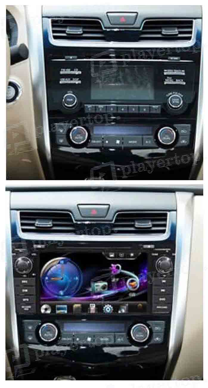 montage autoradio nissan teana 2013